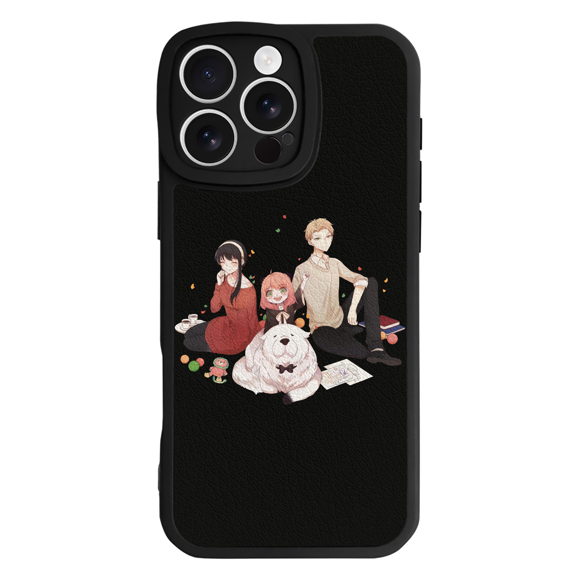 （画像用） SPY×FAMILY间谍家家酒 【iPhone 16シリーズ対応】シリコンスマホケース（レザー調） 材質：シリコン
